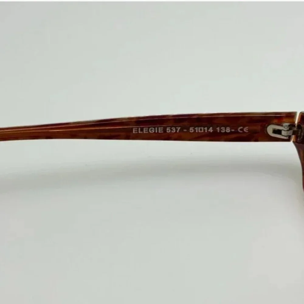 Jean Lafont Paris Elegie 537 51-14 138 Brown Frame Eyeglasses - FRAMES ONLY
